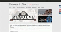 Desktop Screenshot of maxlivingchiroplus.com